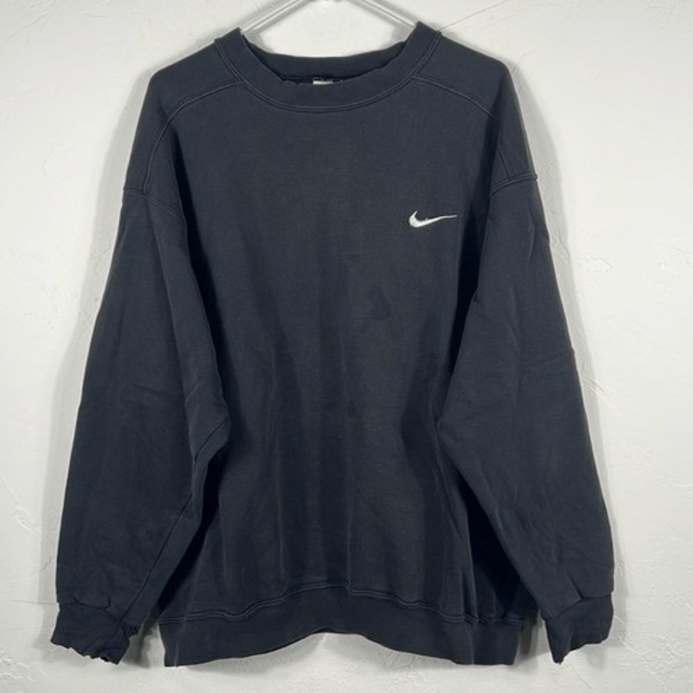 Vintage 90's NIKE‎ ESSENTIAL CREWNECK SWEATSHIRT Men Size LARGE - GUC
